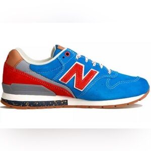 NEW BALANCE 996 Blue,Red MRL996AT-KICKS CREW Mens5.5-For Women too! Retro style